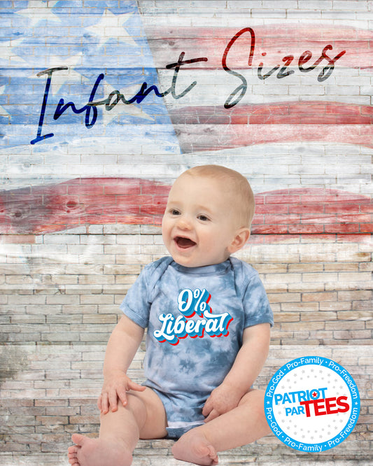 0% Liberal Tie-Dye Onsie - Infant